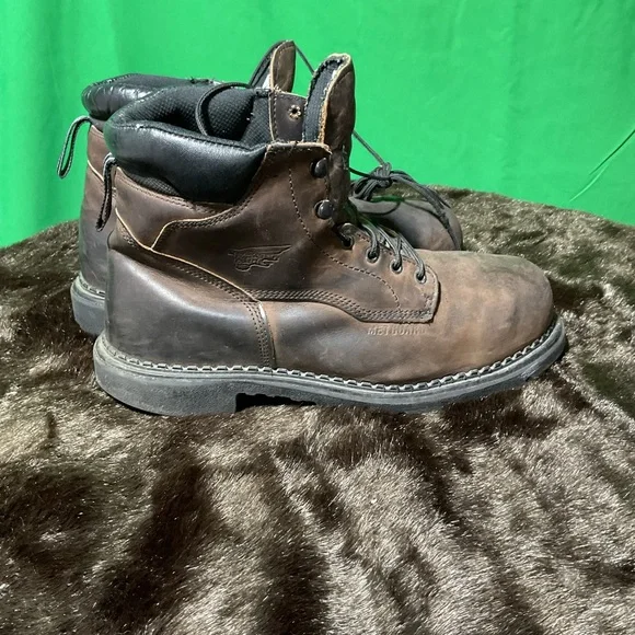 Red Wing 4433 Supersole steel toe work boots sz 12 (JUGXKR) - Picture 8 of 9